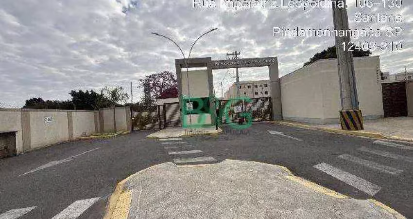 Apartamento com 2 dormitórios à venda, 39 m² por r$ 131.529,21 - santana - pindamonhangaba/sp