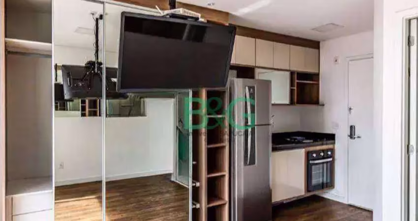 Studio com 1 dormitório à venda, 25 m² por r$ 284.000 - centro - são paulo/sp