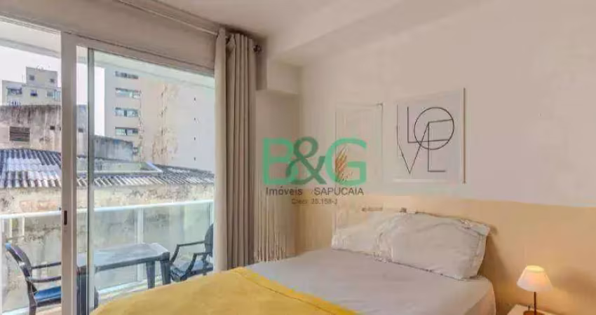 Studio com 1 dormitório à venda, 22 m² por r$ 279.000 - centro - são paulo/sp