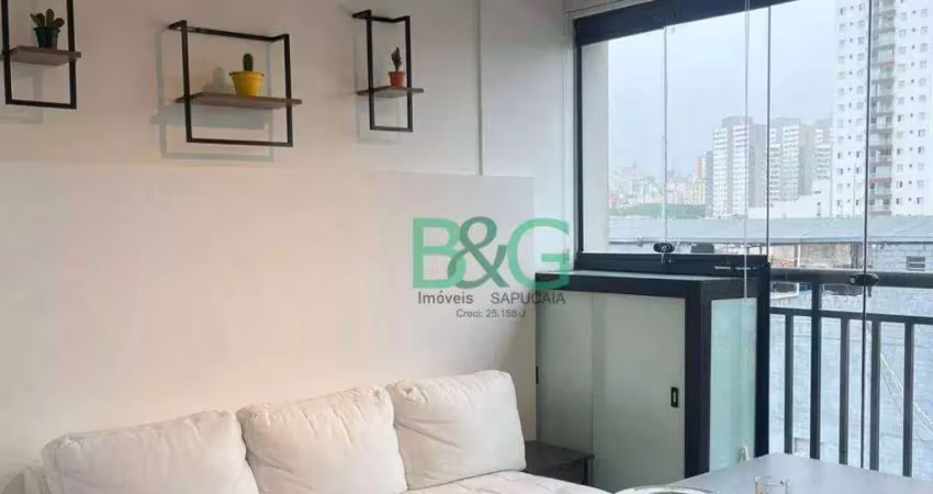 Apartamento com 1 dormitório à venda, 33 m² por r$ 369.000 - bom retiro - são paulo/sp