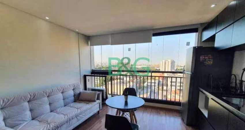 Studio com 1 dormitório à venda, 29 m² por r$ 429.000 - bom retiro - são paulo/sp