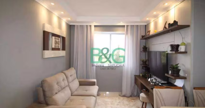 Apartamento com 2 dormitórios à venda, 55 m² por r$ 290.000,00 - vila roque - são paulo/sp