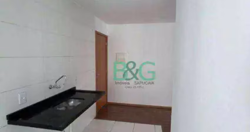 Apartamento com 2 dormitórios à venda, 57 m² por r$ 257.632 - caguaçu - sorocaba/sp
