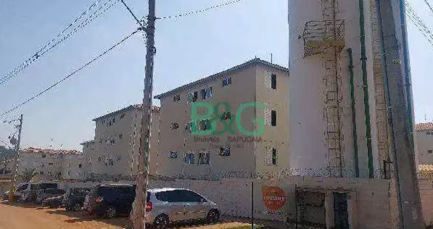 Apartamento com 2 dormitórios à venda, 47 m² por r$ 104.889,24 - jardim sonia - piracicaba/sp