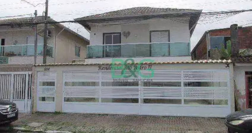 Casa com 2 dormitórios à venda, 49 m² por r$ 289.984 - jardim melvi - praia grande/sp