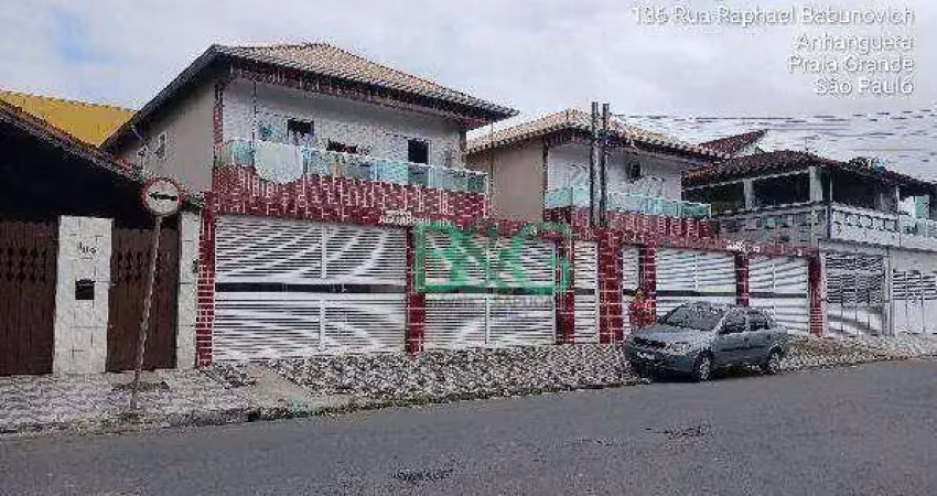 Casa com 2 dormitórios à venda, 45 m² por r$ 234.336 - mirim - praia grande/sp