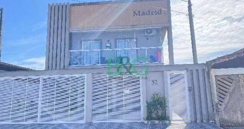 Casa com 2 dormitórios à venda, 46 m² por r$ 237.196 - quietude - praia grande/sp