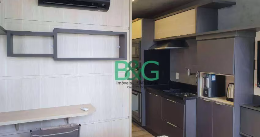 Studio com 1 dormitório para alugar, 30 m² por r$ 3.723,00/mês - sé - são paulo/sp