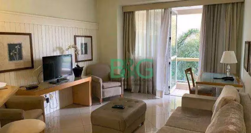 Apartamento com 1 dormitório para alugar, 54 m² por r$ 5.500/mês - alphaville industrial - barueri/sp