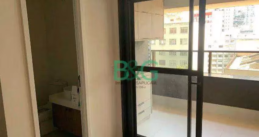 Studio com 1 dormitório, 25 m² - venda por r$ 830.000,00 ou aluguel por r$ 4.660,00/mês - jardins - são paulo/sp