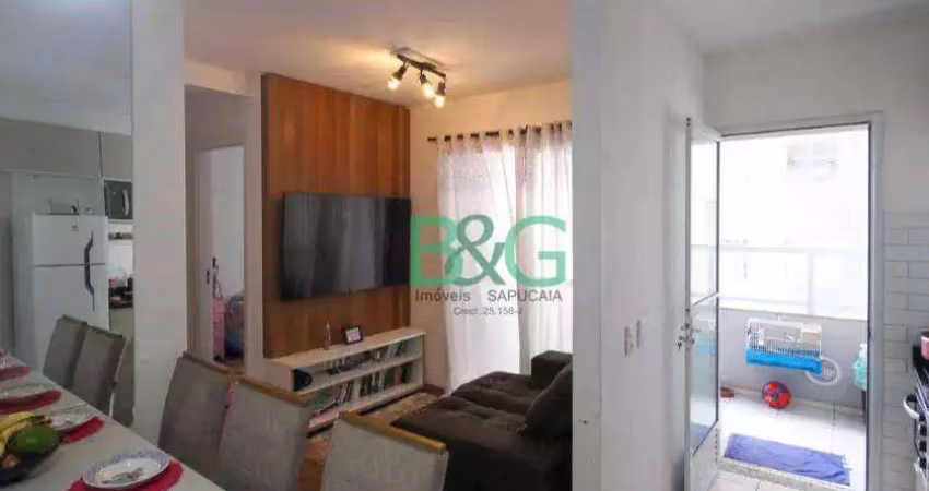 Apartamento com 2 dormitórios à venda, 45 m² por r$ 299. - jardim adutora - são paulo/sp