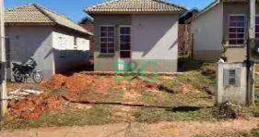 Casa com 2 dormitórios à venda, 45 m² por r$ 121.678 - aeroporto - presidente prudente/sp