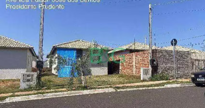 Casa com 2 dormitórios à venda, 43 m² por r$ 135.935 - vida nova presidente prudente iii - presidente prudente/sp