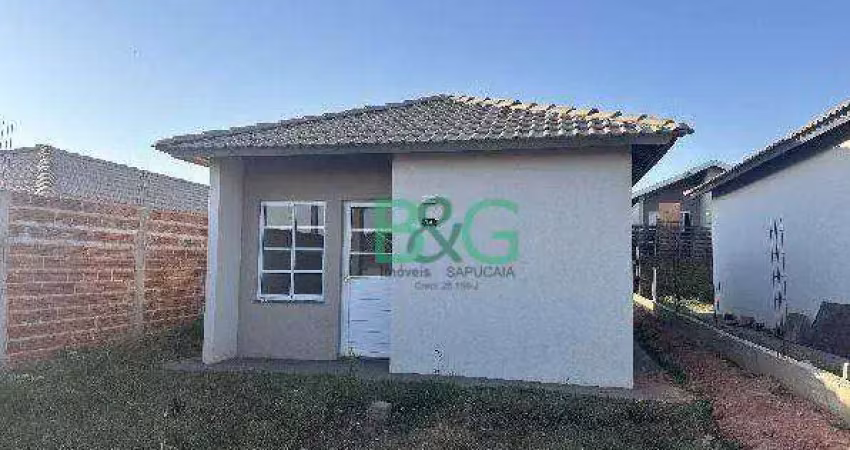 Casa com 2 dormitórios à venda, 43 m² por r$ 131.643 - vida nova presidente prudente iii - presidente prudente/sp