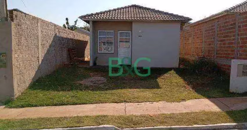 Casa com 2 dormitórios à venda, 43 m² por r$ 155.072 - vida nova presidente prudente iii - presidente prudente/sp