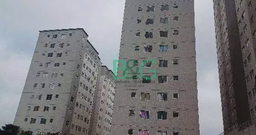 Apartamento com 2 dormitórios à venda, 40 m² por r$ 135.000 - conjunto habitacional santa etelvina iii - são paulo/sp