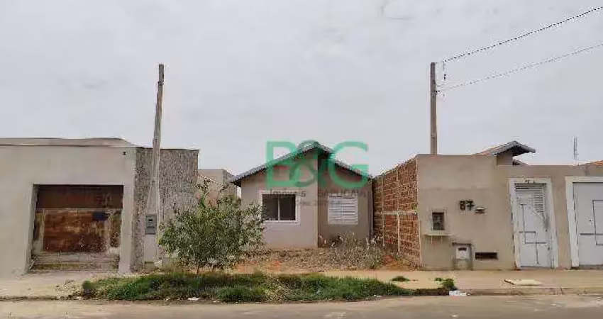 Casa com 2 dormitórios à venda, 43 m² por r$ 73.422 - residencial aimoré - araçatuba/sp