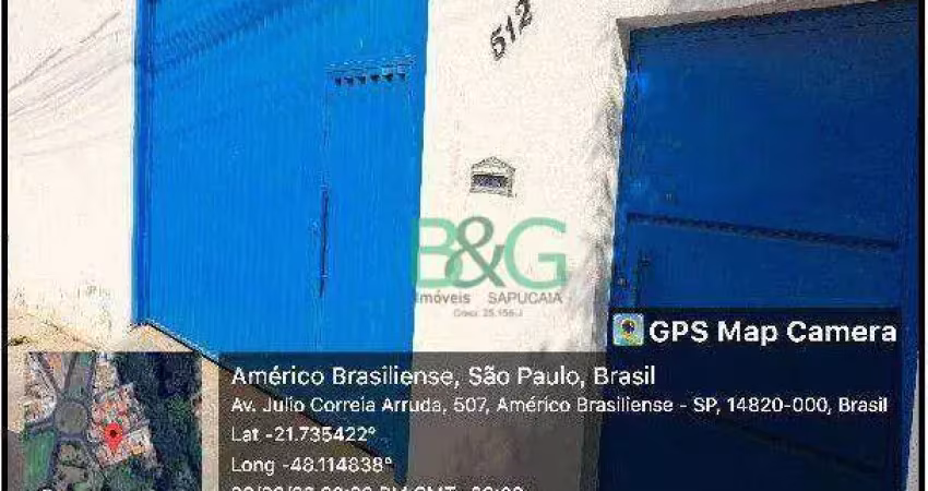 Casa com 2 dormitórios à venda, 252 m² por r$ 211.755 - jardim são josé - américo brasiliense/sp