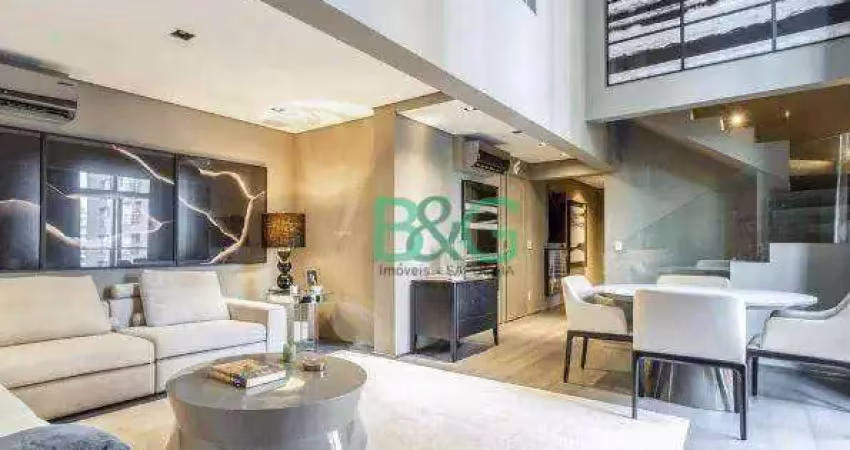 Apartamento duplex com 2 dormitórios à venda, 170 m² por r$ 6.000.000,00 - itaim bibi - são paulo/sp
