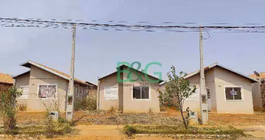 Casa com 2 dormitórios à venda, 43 m² por r$ 73.422 - residencial aimoré - araçatuba/sp