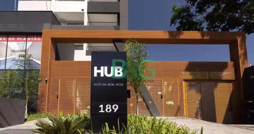 Studio com 1 dormitório à venda, 24 m² por r$ 373.031 - santo amaro - são paulo/sp