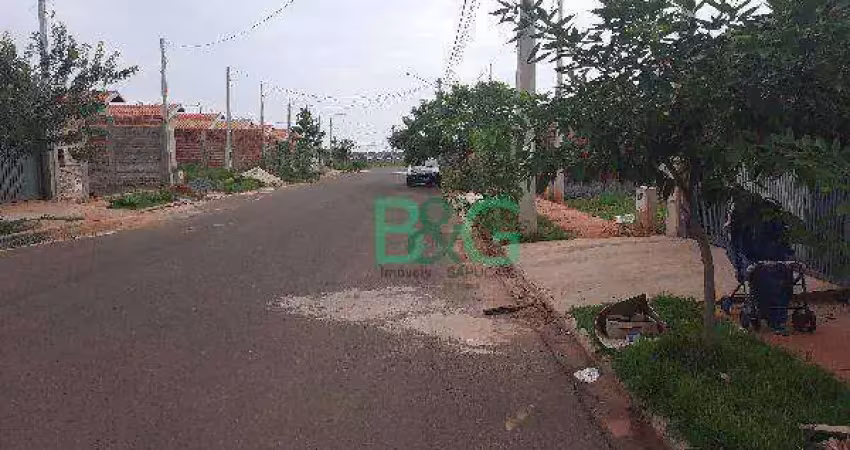 Casa com 2 dormitórios à venda, 43 m² por r$ 77.912 - jardim do trevo - araçatuba/sp