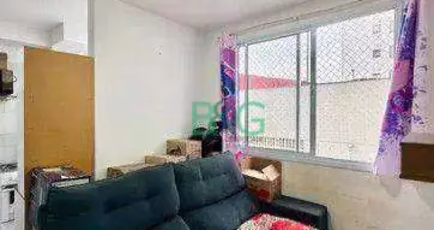Apartamento com 2 dormitórios à venda, 43 m² por r$ 394.000 - santo amaro - são paulo/sp