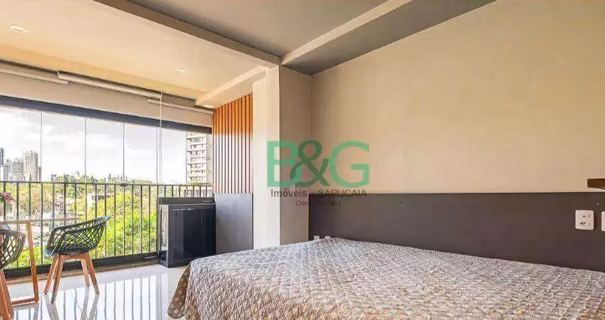 Studio com 1 dormitório à venda, 28 m² por r$ 879. - sumaré - são paulo/sp