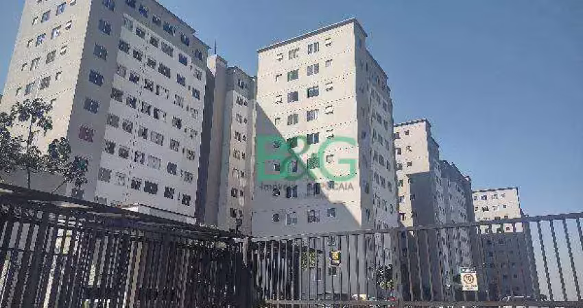 Apartamento com 2 dormitórios à venda, 40 m² por r$ 176.543 - jardim do lago - são paulo/sp