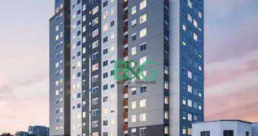 Studio com 1 dormitório à venda, 33 m² por r$ 293.865,00 - brás - são paulo/sp