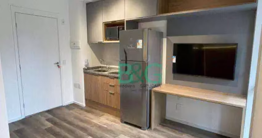 Studio com 1 dormitório, 24 m² - venda por r$ 550.000 ou aluguel por r$ 4.500/mês - vila olímpia - são paulo/sp