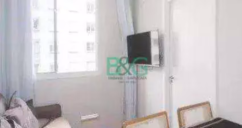 Apartamento com 2 dormitórios à venda, 34 m² por r$ 359.000 - santo amaro - são paulo/sp