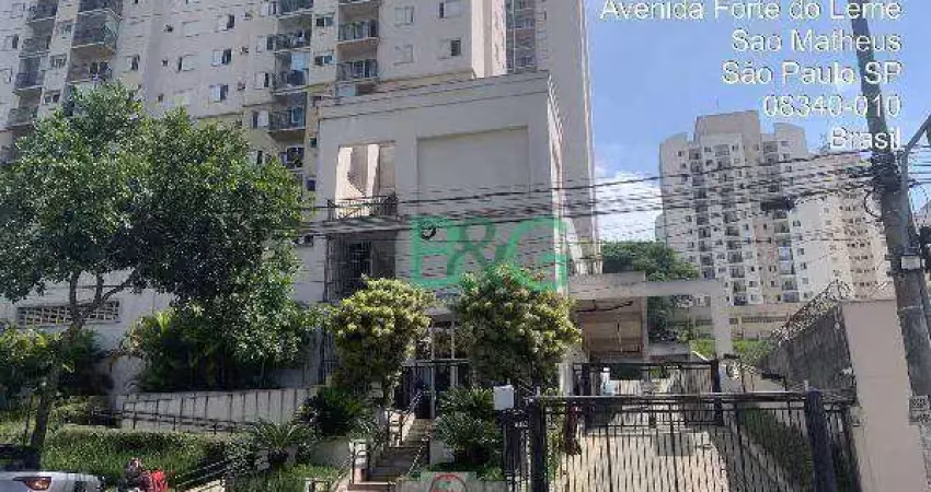 Apartamento com 2 dormitórios à venda, 51 m² por r$ 210.655 - parque são lourenço - são paulo/sp