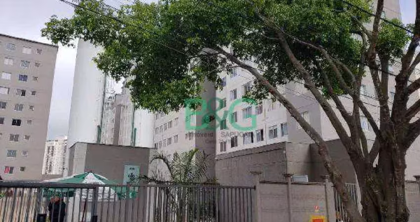Apartamento com 2 dormitórios à venda, 41 m² por r$ 163.283 - parque são lourenço - são paulo/sp