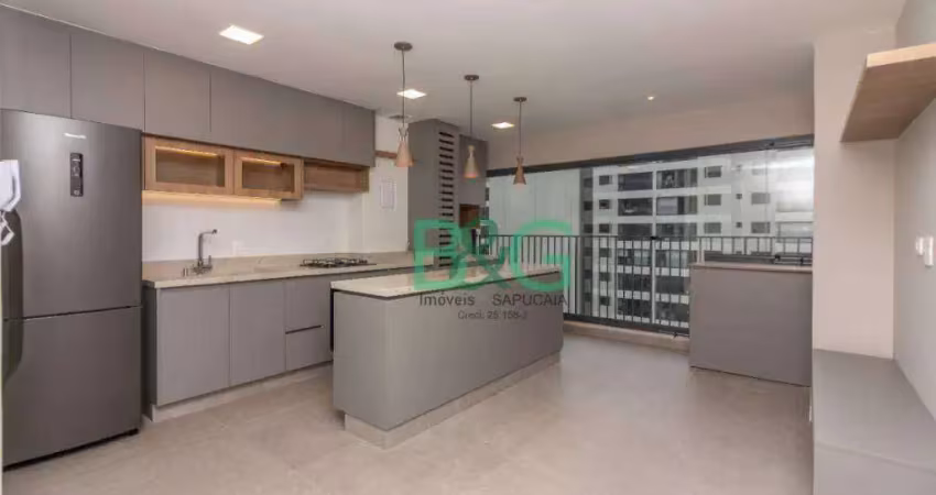 Apartamento com 2 dormitórios para alugar, 55 m² por r$ 6.235/mês - vila anastácio - são paulo/sp