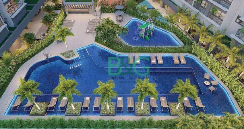 Apartamento com 2 dormitórios à venda, 57 m² por r$ 698.981 - vila monte alegre - são paulo/sp