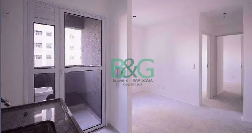 Apartamento com 1 dormitório à venda, 38 m² por r$ 240.000,00 - vila vermelha - são paulo/sp