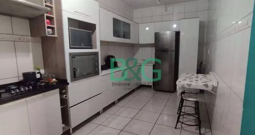 Sobrado com 3 dormitórios à venda, 160 m² por r$ 406.000,00 - parque dos bancários - são paulo/sp