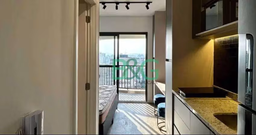 Studio com 1 dormitório para alugar, 24 m² por r$ 3.340,00/mês - república - são paulo/sp