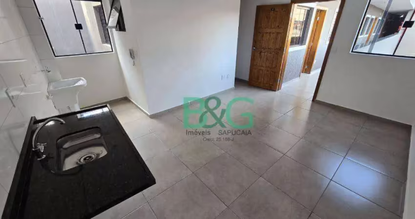 Apartamento com 2 dormitórios à venda, 42 m² por r$ 289.000,00 - jardim do tiro - são paulo/sp