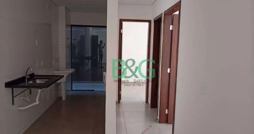Apartamento com 2 dormitórios à venda, 44 m² por r$ 299.000,00 - jardim do tiro - são paulo/sp