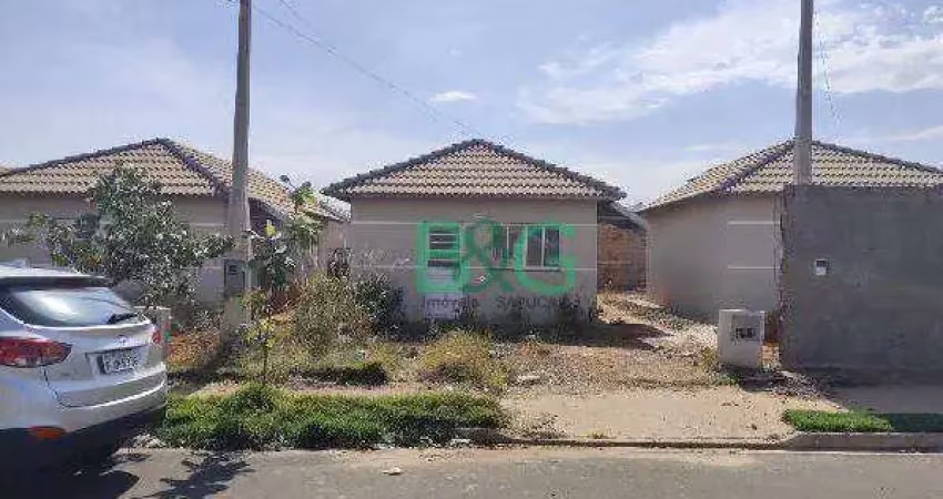 Casa com 2 dormitórios à venda, 44 m² por r$ 112.302 - parque industrial de grandes resíduos - araçatuba/sp