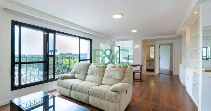Apartamento com 3 dormitórios para alugar, 169 m² por r$ 9.544,30/mês - jardim santo amaro - são paulo/sp