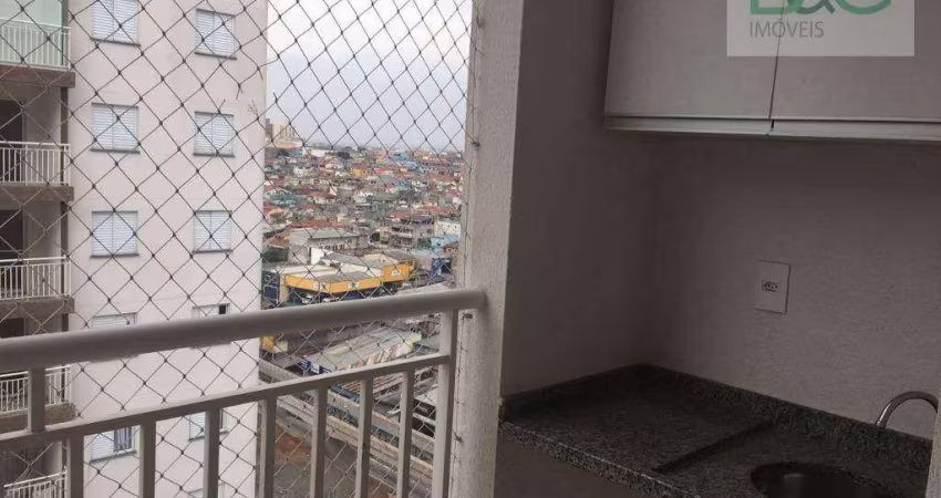 Apartamento com 2 dormitórios para alugar, 55 m² por R$ 2.427,57/mês - Vila Ema - São Paulo/SP