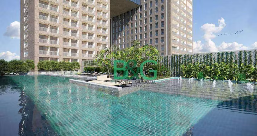 Studio com 1 dormitório à venda, 41 m² por r$ 827.695,50 - tatuapé - são paulo/sp