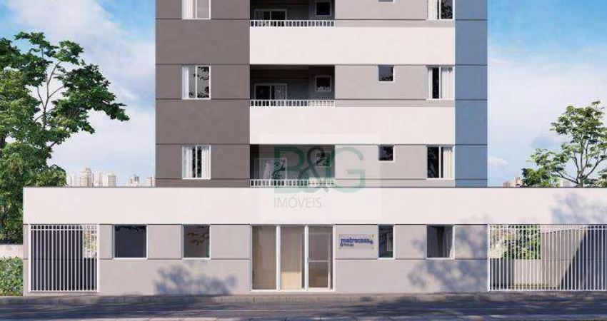 Apartamento com 2 dormitórios à venda, 33 m² por R$ 249.546,00 - Chácara Inglesa - São Paulo/SP