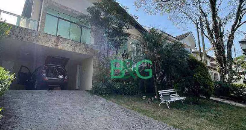 Casa com 4 dormitórios para alugar, 380 m² por r$ 8.157,00/mês - morada dos pássaros - barueri/sp