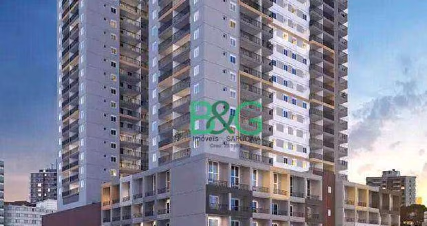 Apartamento com 2 dormitórios à venda, 43 m² por R$ 451.730,00 - Belenzinho - São Paulo/SP