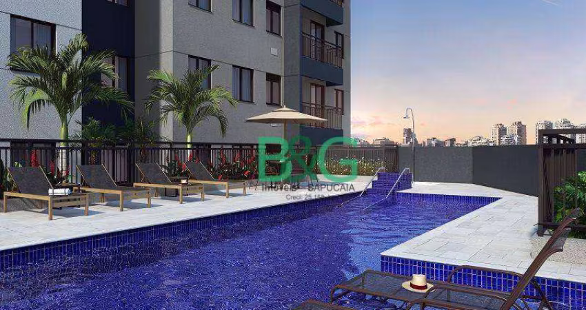 Apartamento com 2 dormitórios à venda, 40 m² por R$ 300.948,10 - Parque Maria Helena - São Paulo/SP
