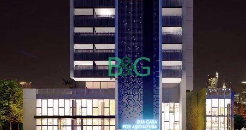 Studio com 1 dormitório à venda, 25 m² por R$ 411.275,98 - Brooklin Paulista - São Paulo/SP